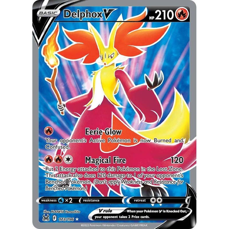 Delphox V (173/196) [Sword & Shield: Lost Origin]