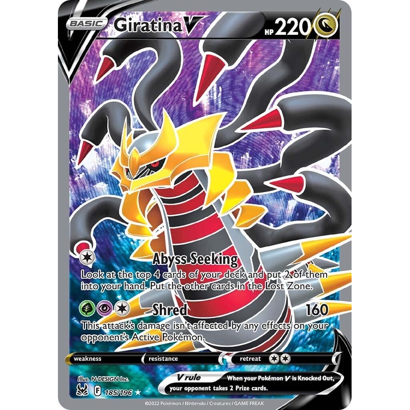 Giratina V (185/196) [Sword & Shield: Lost Origin]