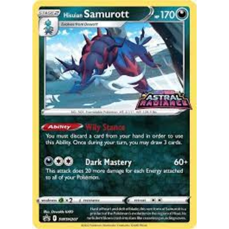 HISUIAN SAMUROTT - SWSH207 - SWSH PROMO