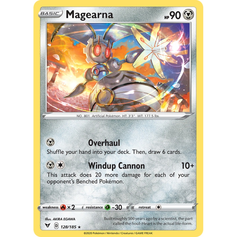 Magearna (128/185) (Theme Deck Exclusive) [Sword & Shield: Vivid Voltage]