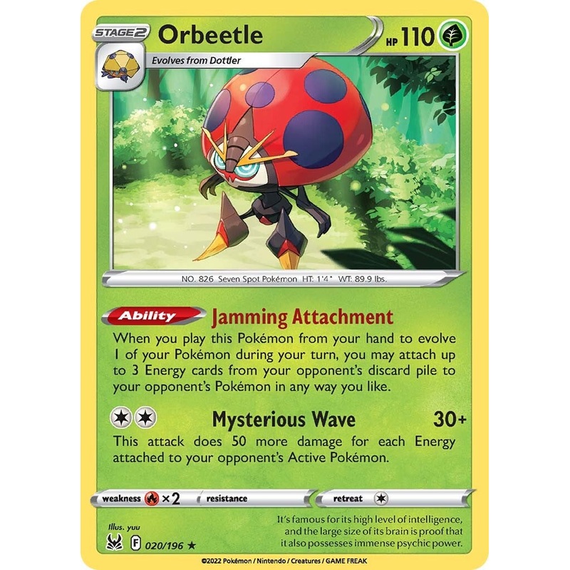 Orbeetle (020/196) [Sword & Shield: Lost Origin]