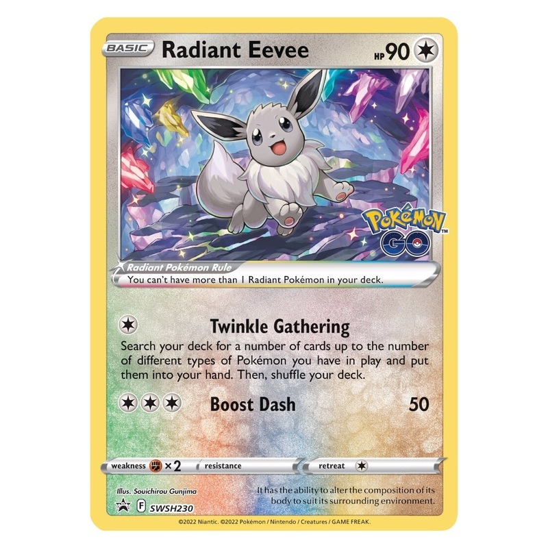 Radiant Eevee (SWSH230) [Sword & Shield: Black Star Promos]