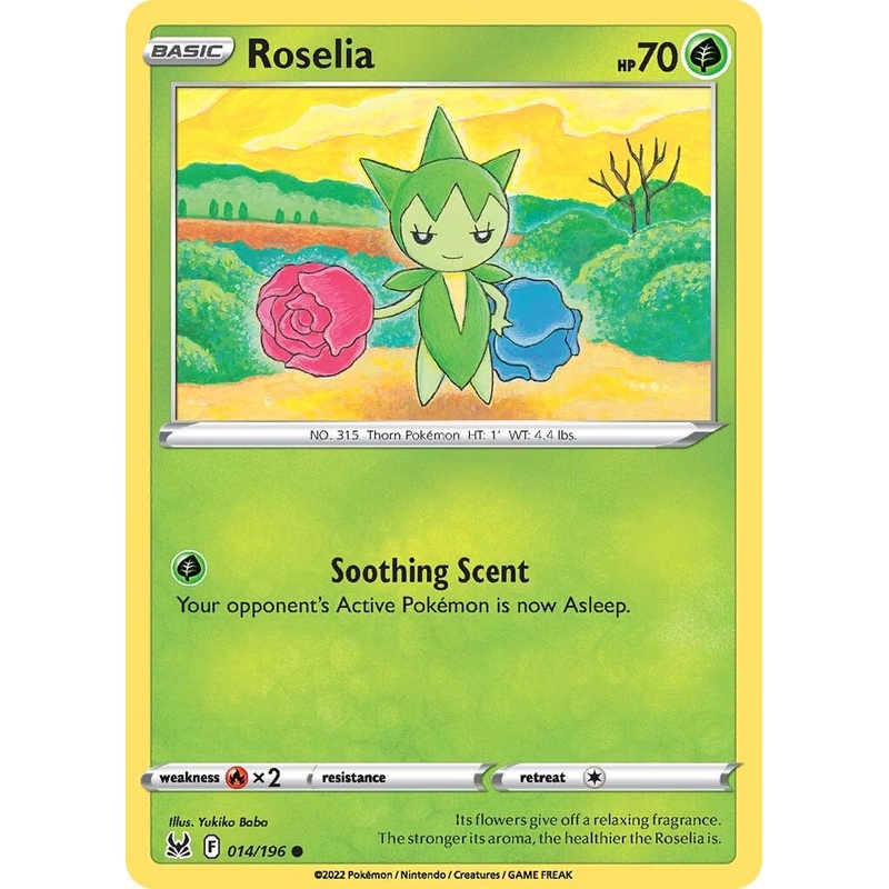 Roselia (014/196) [Sword & Shield: Lost Origin]