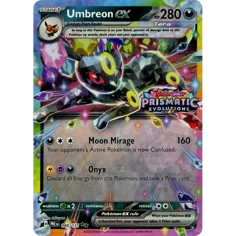 Umbreon ex (060/131) (Prismatic Evolutions Stamp) [Scarlet & Violet: Prismatic Evolutions]