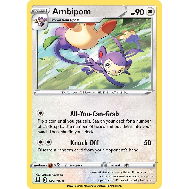 Ambipom (145/196) [Sword & Shield: Lost Origin]