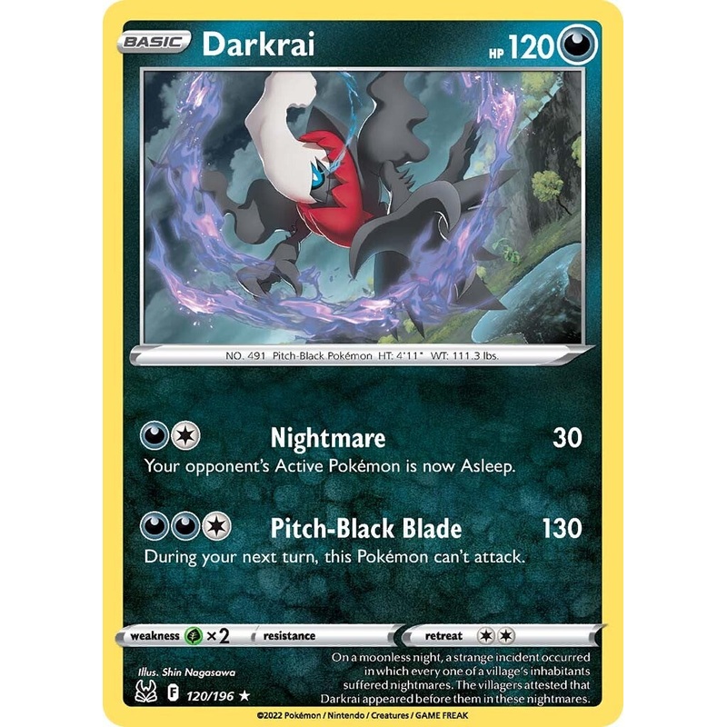 Darkrai (120/196) [Sword & Shield: Lost Origin]