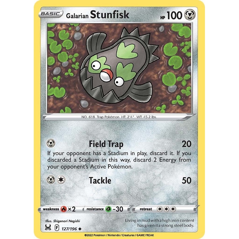 Galarian Stunfisk (127/196) [Sword & Shield: Lost Origin]