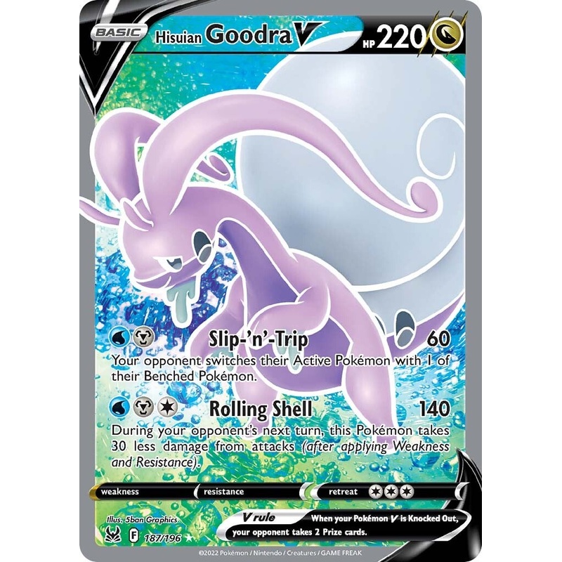 Hisuian Goodra V (187/196) [Sword & Shield: Lost Origin]