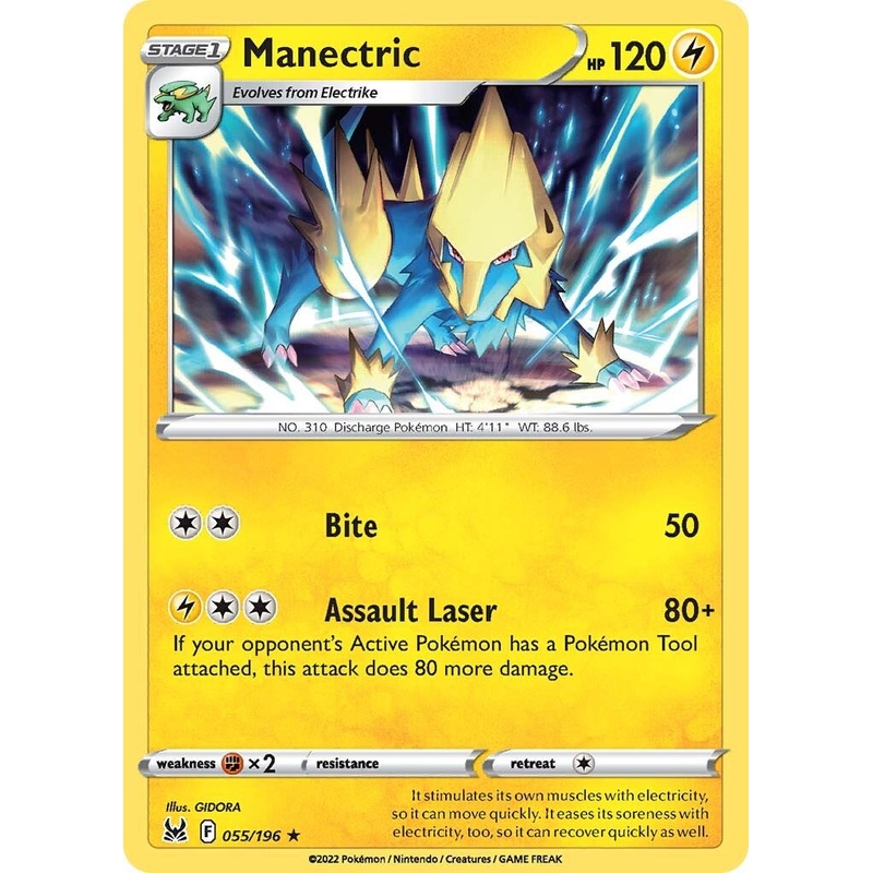 Manectric (055/196) [Sword & Shield: Lost Origin]