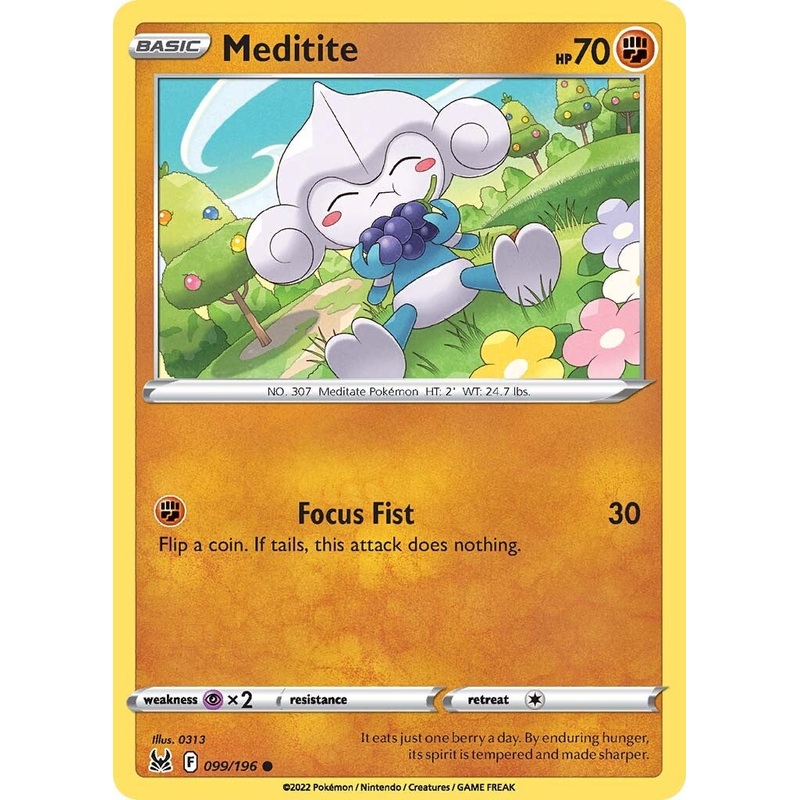 Meditite (099/196) [Sword & Shield: Lost Origin]