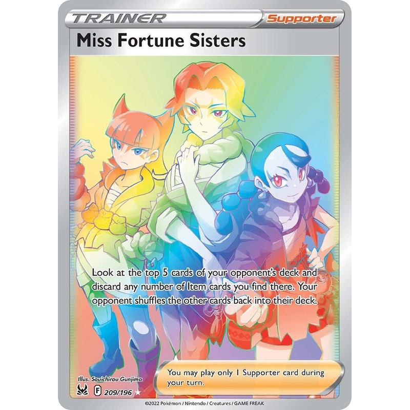 Miss Fortune Sisters (209/196) [Sword & Shield: Lost Origin]