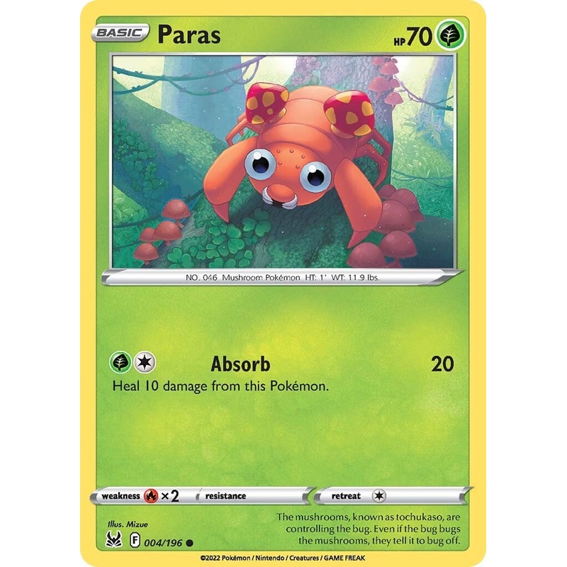 Paras (004/196) [Sword & Shield: Lost Origin]