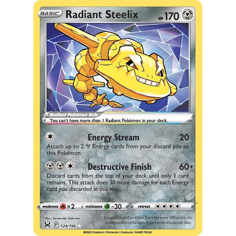 Radiant Steelix (124/196) [Sword & Shield: Lost Origin]