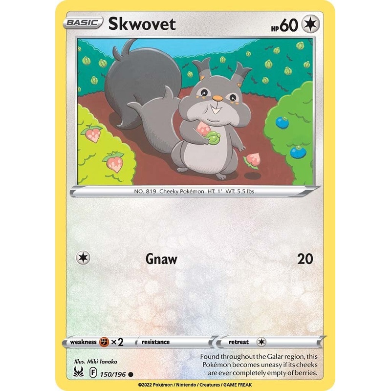 Skwovet (150/196) [Sword & Shield: Lost Origin]