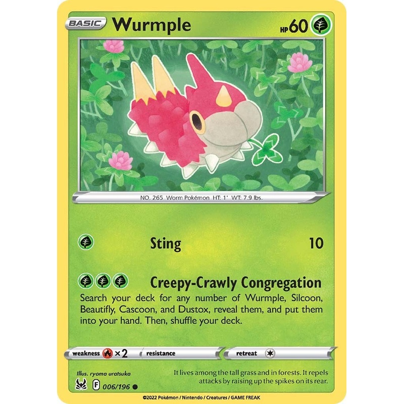 Wurmple (006/196) [Sword & Shield: Lost Origin]