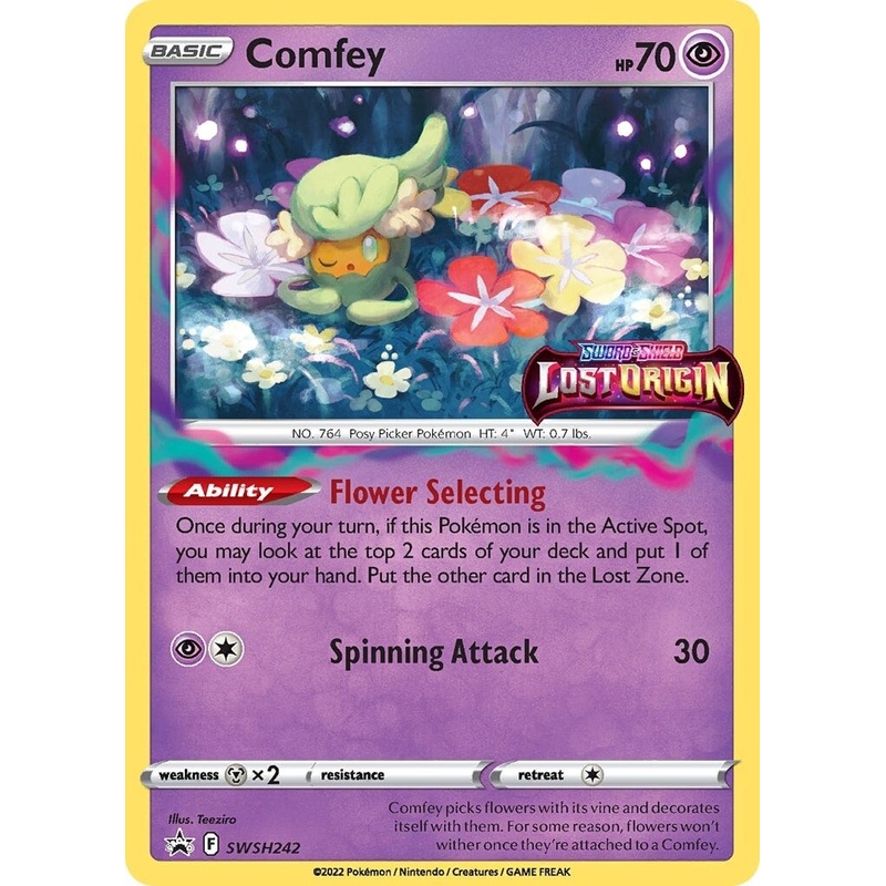 Comfey (SWSH242) [Sword & Shield: Black Star Promos]