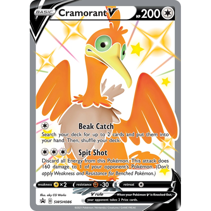 Cramorant V (SWSH086) (Jumbo Card) [Sword & Shield: Black Star Promos]