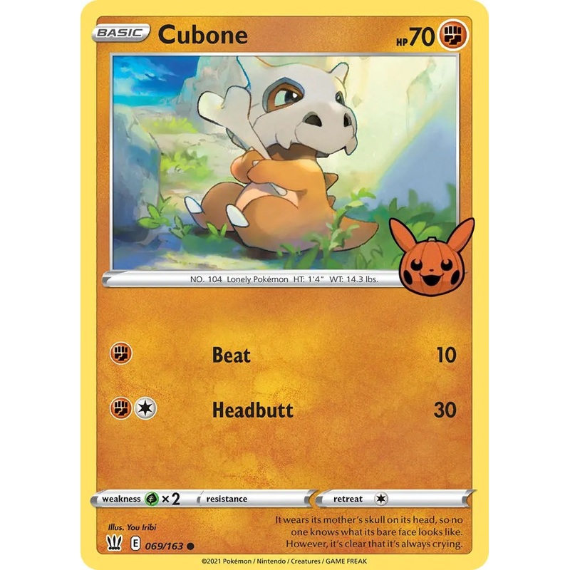 Cubone (069/163) [Trick or Trade]