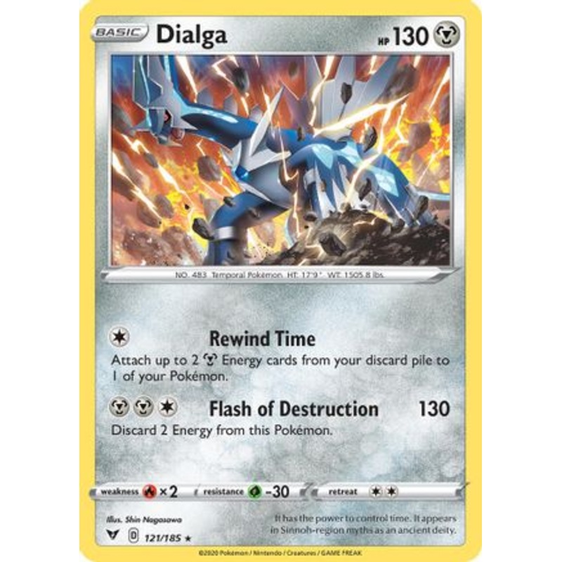 Dialga (121/185) (Theme Deck Exclusive) [Sword & Shield: Vivid Voltage]
