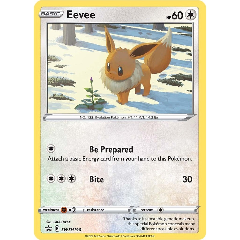 Eevee (SWSH190) [Sword & Shield: Black Star Promos]