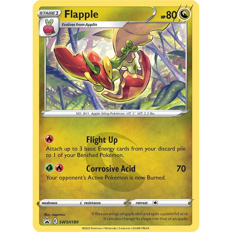 Flapple (SWSH189) [Sword & Shield: Black Star Promos]