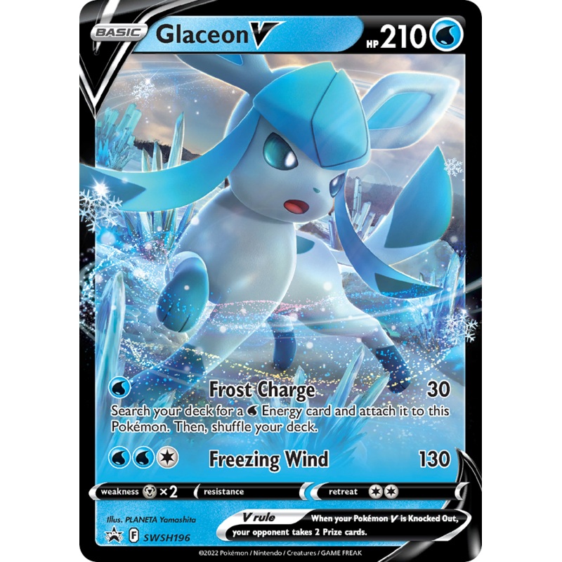 Glaceon V (SWSH196) [Sword & Shield: Black Star Promos]
