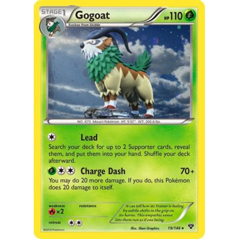 Gogoat (19/146) (Cosmos Holo) [XY: Base Set]