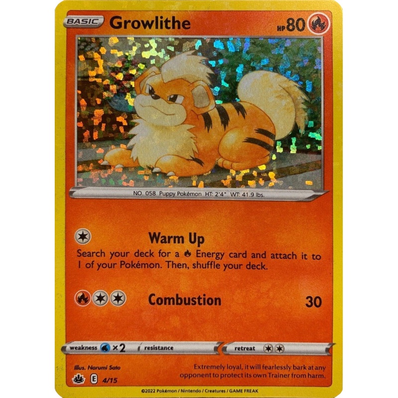 Growlithe (4/15) [McDonald's Promos: Match Battle]