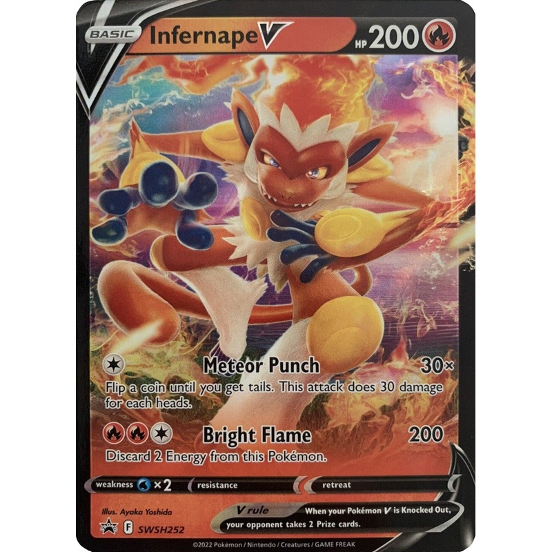 Infernape V (SWSH252) [Sword & Shield: Black Star Promos]