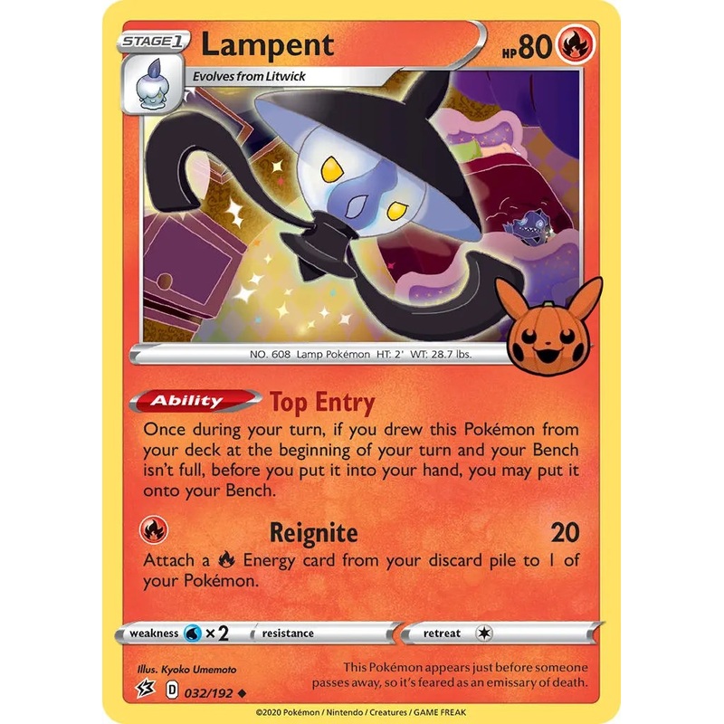 Lampent (032/192) [Trick or Trade]