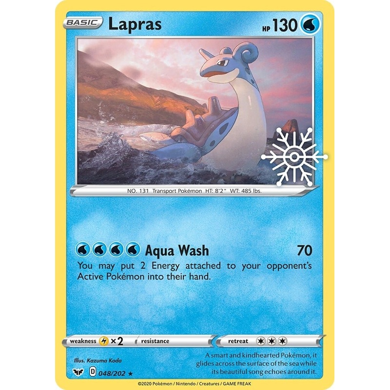 Lapras (048/202) (Holiday Calendar) [Sword & Shield: Base Set]