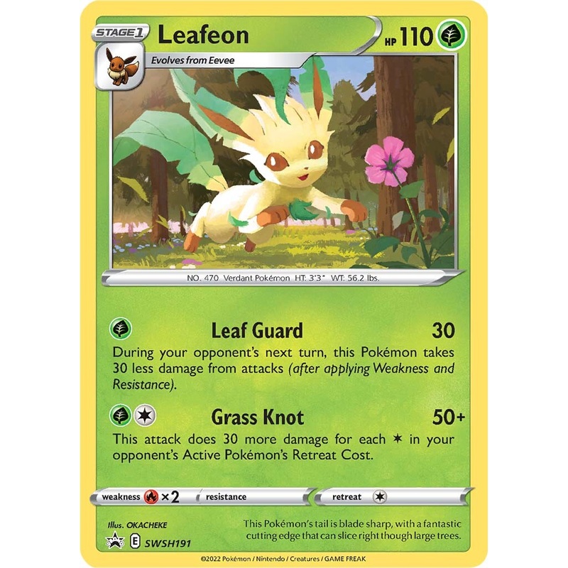 Leafeon (SWSH191) [Sword & Shield: Black Star Promos]