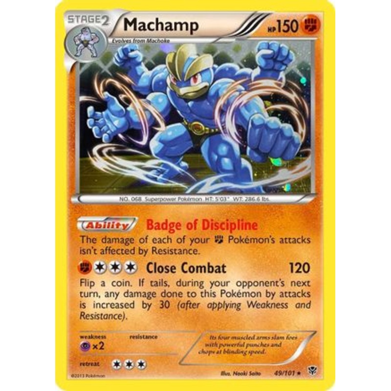 Machamp (49/101) (Cosmos Holo) [Black & White: Plasma Blast]