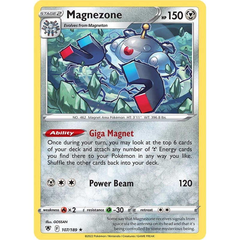 Magnezone (107/189) (Theme Deck Exclusive) [Sword & Shield: Astral Radiance]