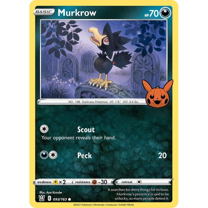 Murkrow (093/163) [Trick or Trade]