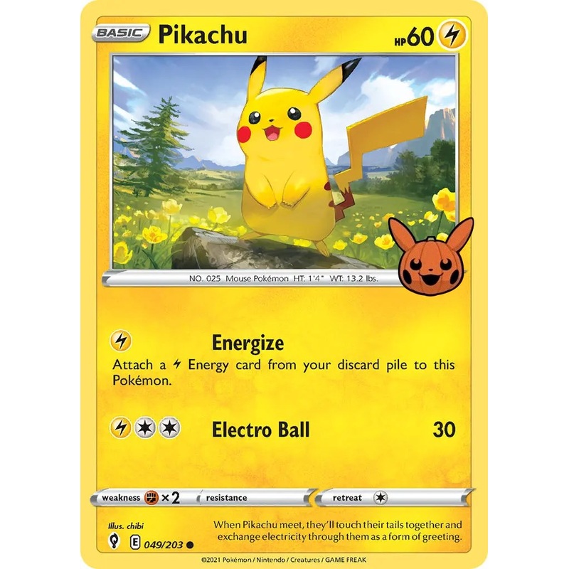 Pikachu (049/203) [Trick or Trade]