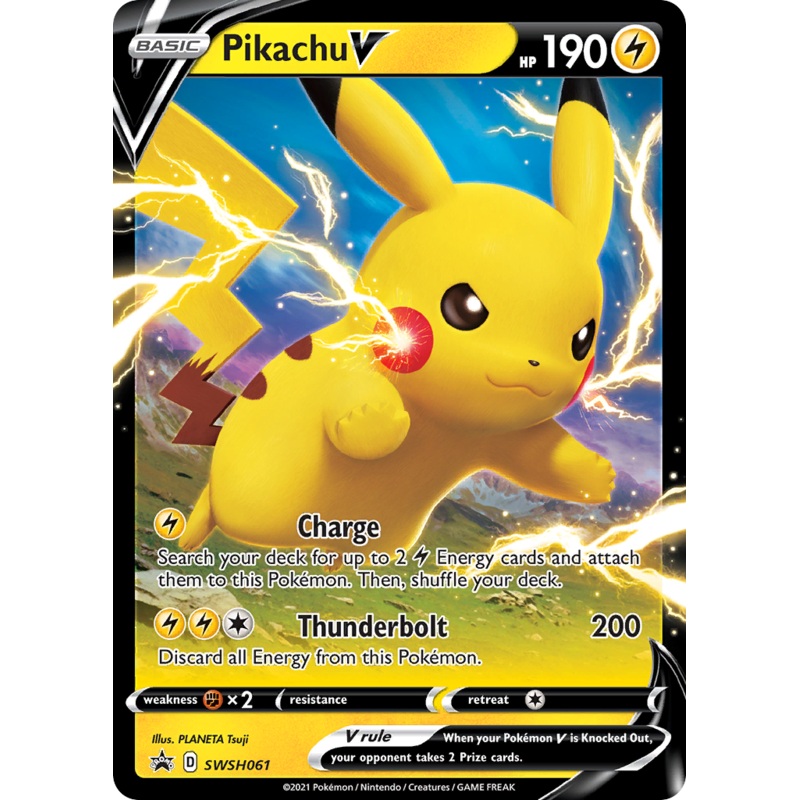 Pikachu V (SWSH061) [Sword & Shield: Black Star Promos]