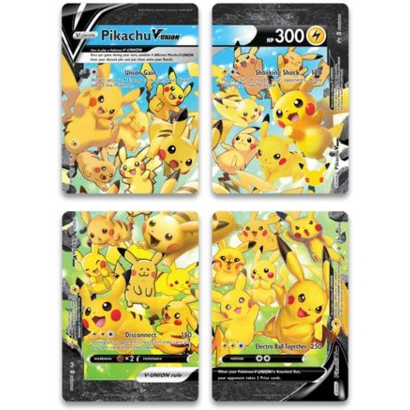 Pikachu V-UNION (Set of 4) [Sword & Shield: Black Star Promos]