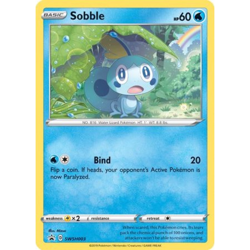 Sobble (SWSH003) [Sword & Shield: Black Star Promos]