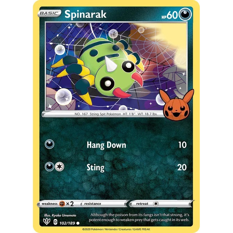 Spinarak (102/189) [Trick or Trade]