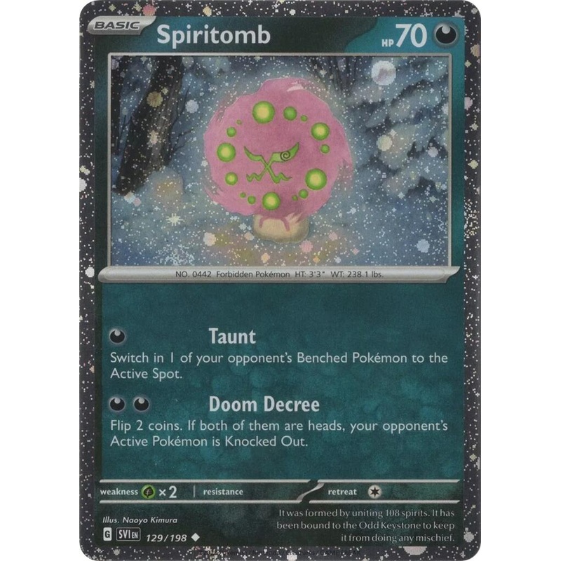 Spiritomb (129/198) (Cosmo Holo) [Scarlet & Violet: Black Star Promos]