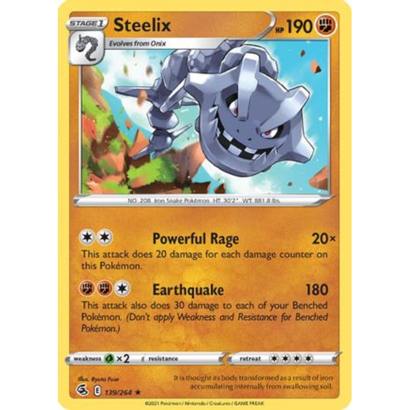 Steelix (139/264) (Theme Deck Exclusive) [Sword & Shield: Fusion Strike]