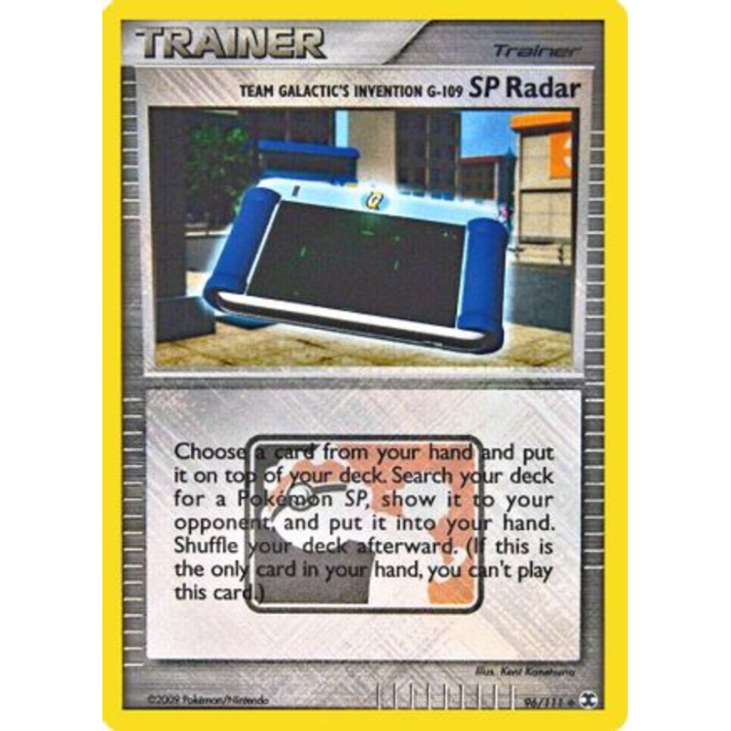 Team Galactic's Invention G-109 SP Radar (96/111) (League Promo) [Platinum: Rising Rivals]