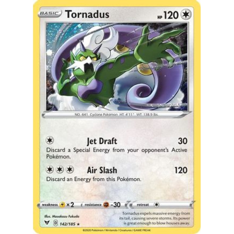 Tornadus (142/185) (Cosmos Holo) [Sword & Shield: Vivid Voltage]