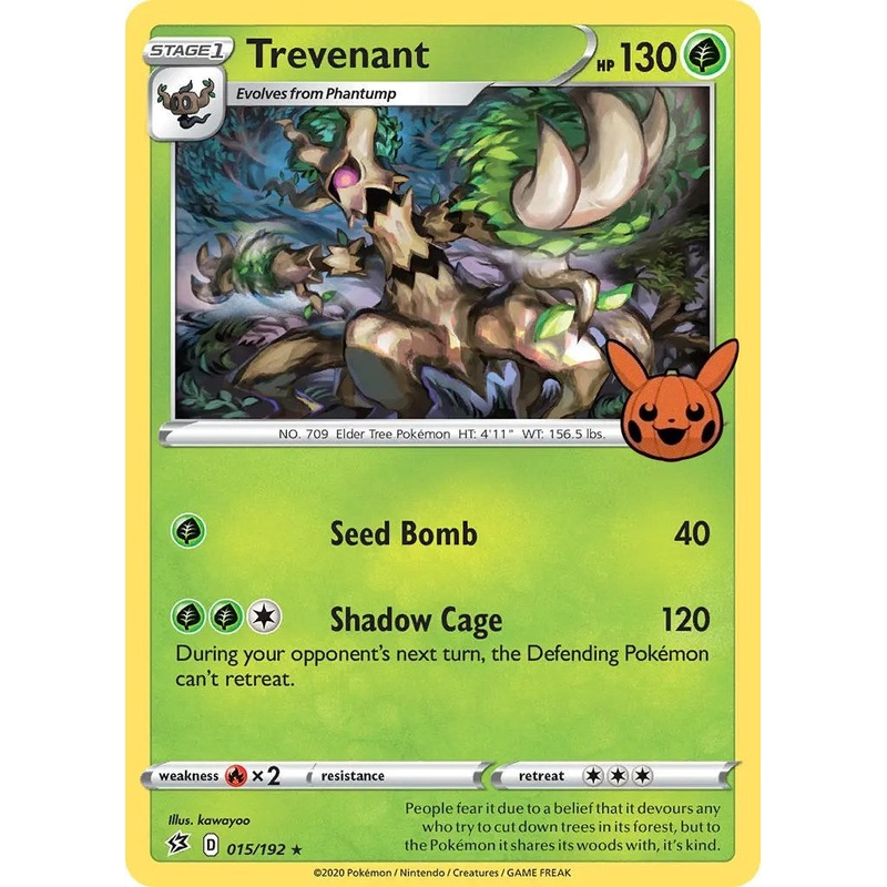 Trevenant (015/192) [Trick or Trade]