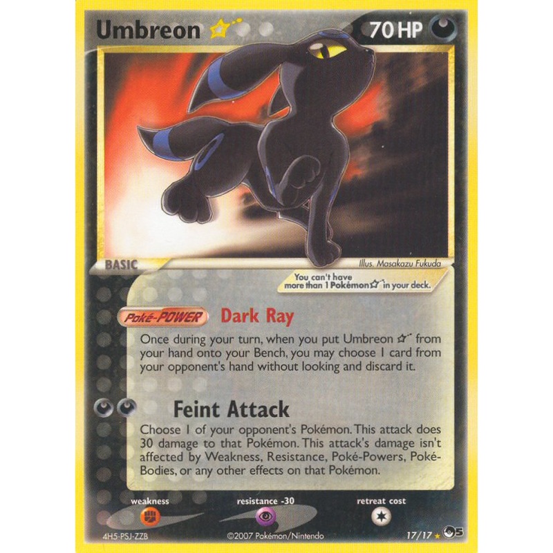 Umbreon Star (17/17) [POP Series 5]