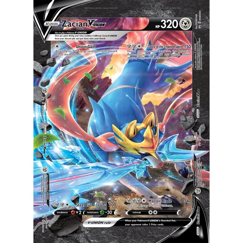 Zacian V-Union (Jumbo Card) [Sword & Shield: Black Star Promos]
