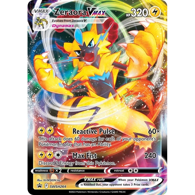 Zeraora VMAX (SWSH264) [Sword & Shield: Black Star Promos]