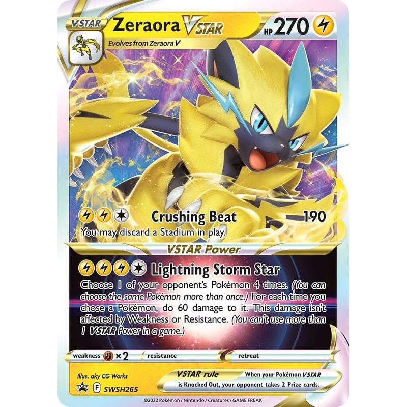 Zeraora VSTAR (SWSH265) [Sword & Shield: Black Star Promos]