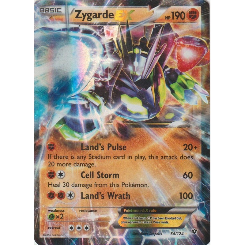 Zygarde EX (054/124) (Jumbo Card) [XY: Fates Collide]